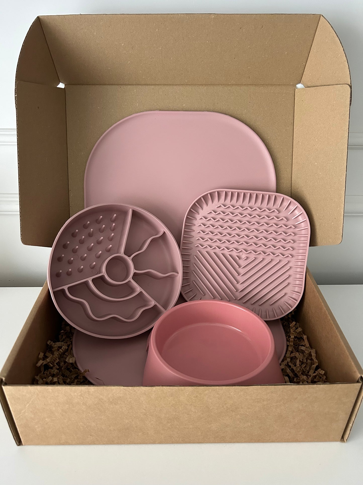 Box miseczkowy różowy