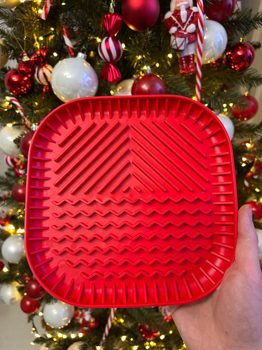 Antypoślizgowa miskomata M czerwona