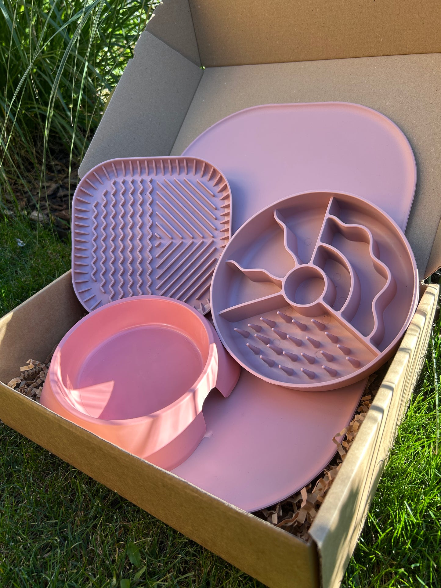 Box miseczkowy różowy