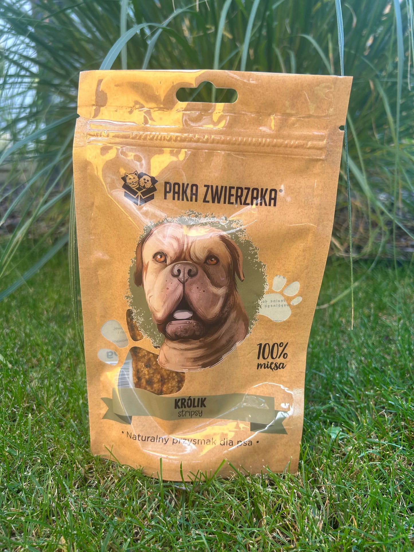 Przysmak stripsy Królik 100% (70g)