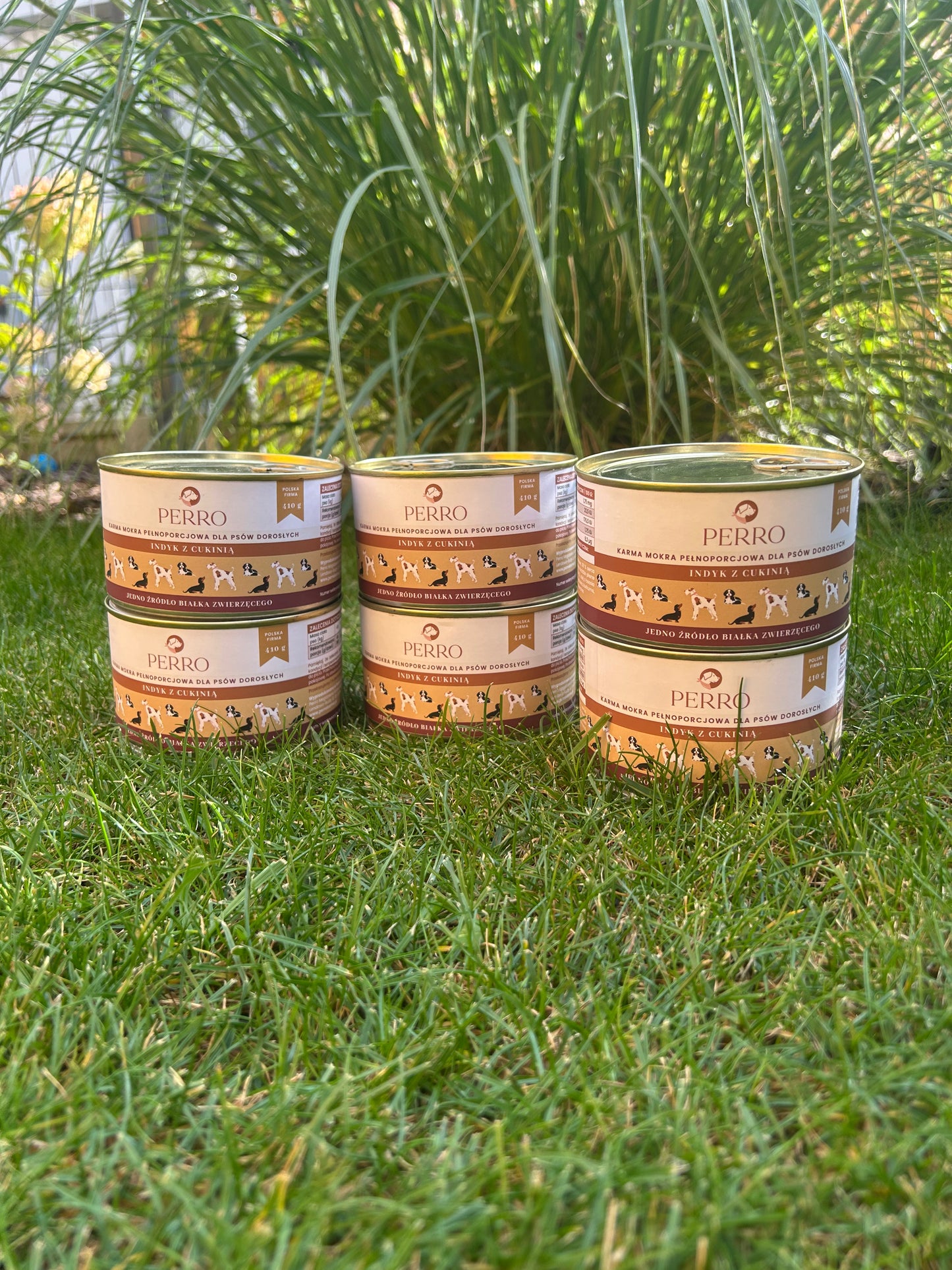 Mokra karma Perro indyk z cukinią 410g