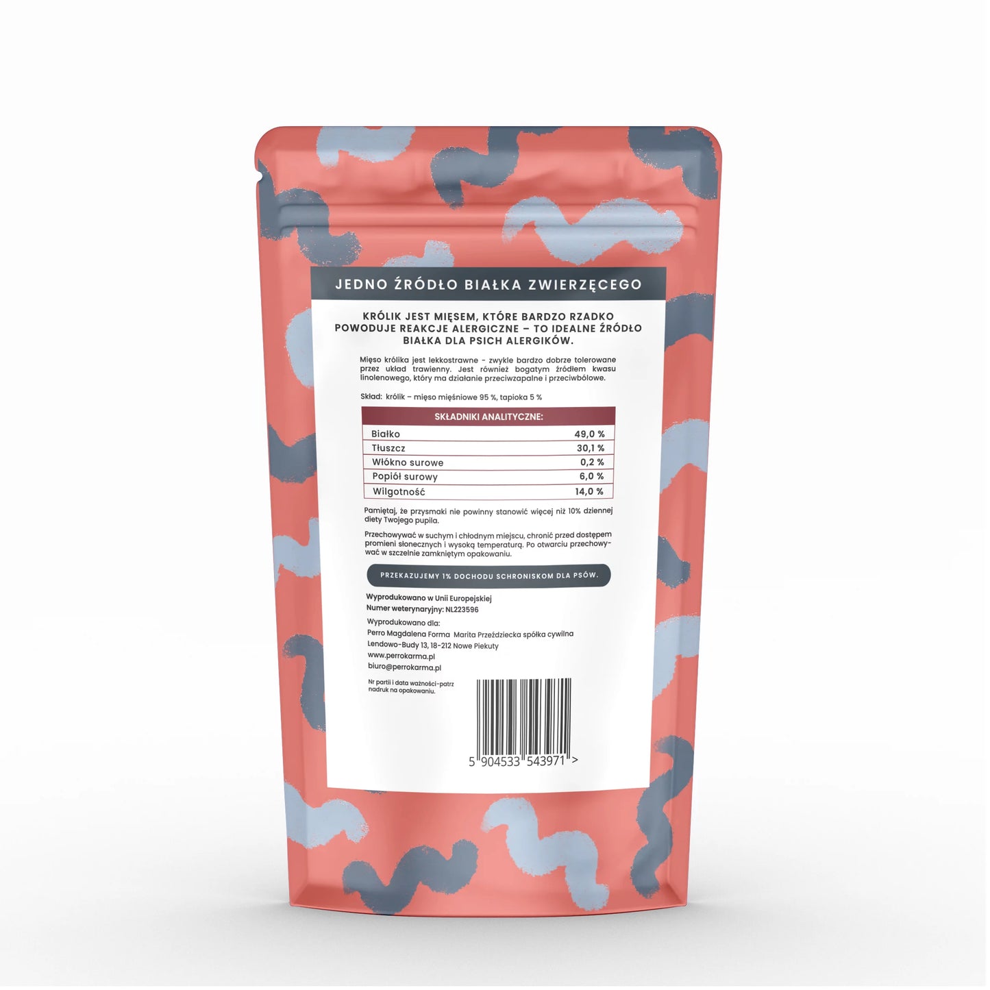 DAJ DWA Królik Trenerki 85g